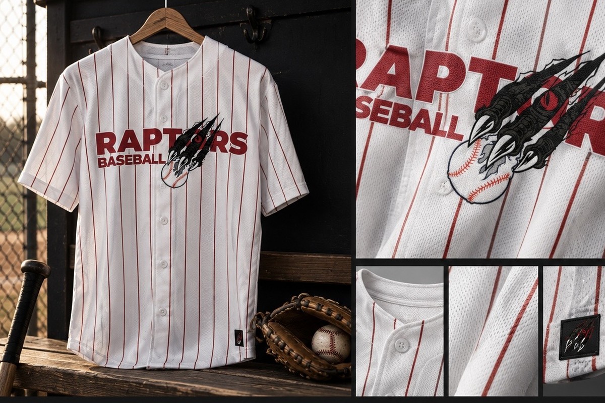 Raptors Baseball: Uniform design